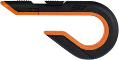 Slice - Retractable Utility Knife - Black & Orange Non-Slip Comfort Handle, 1 Blade Included - Strong Tooling