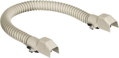 Hubbell Wiring Device-Kellems - 18 Inch Long x 3/4 Inch Wide x 1/2 Inch High, Raceway Flexible Section - Ivory, For Use with HBL500 Series Raceways and HBL750 Series Raceways - Strong Tooling