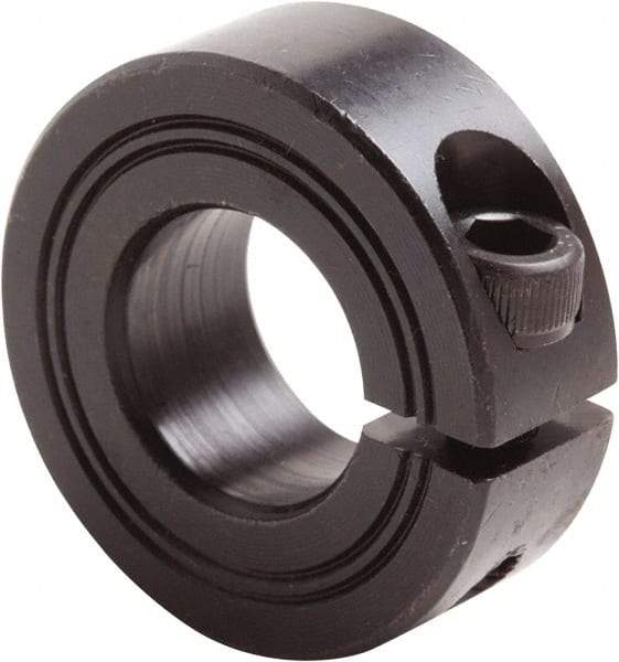 Climax Metal Products - 32mm Bore, Steel, One Piece Clamp Collar - 2-1/8" Outside Diam - Strong Tooling