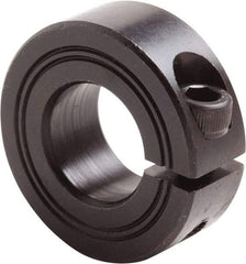 Climax Metal Products - 65mm Bore, Steel, One Piece Clamp Collar - 3-3/4" Outside Diam - Strong Tooling