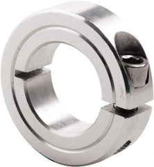 Climax Metal Products - 15/16" Bore, Steel, One Piece Clamp Collar - 1-3/4" Outside Diam, 1/2" Wide - Strong Tooling