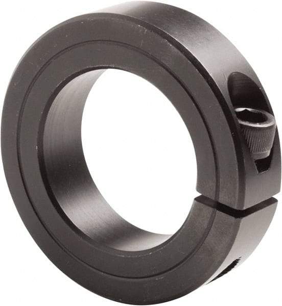 Climax Metal Products - 3-3/16" Bore, Steel, One Piece Clamp Collar - 4-1/2" Outside Diam, 7/8" Wide - Strong Tooling