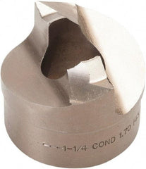 Greenlee - 1-1/4" Conduit Round Punch - 1.7" Hole Diam - Strong Tooling