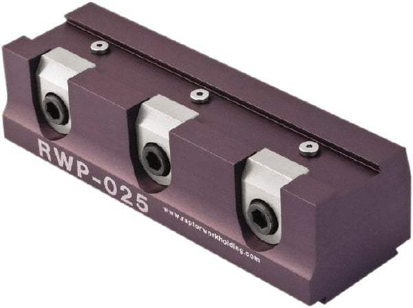 Raptor Workholding - 3/4" Jaw Width, 1-1/2" High x 6" Long x 2" Wide Dovetail Vise - For Use with 4 & 5 Axis Workholding Systems - Strong Tooling