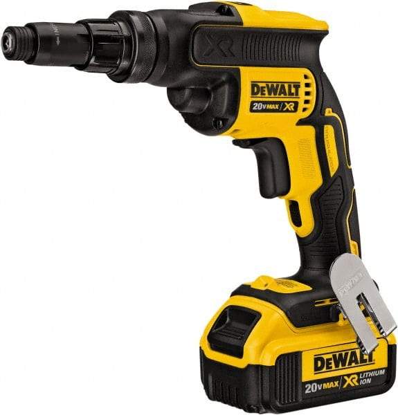 DeWALT - 20 Volt Lithium-Ion Battery Pistol Grip Cordless Screwdriver - 2,000 RPM - Strong Tooling