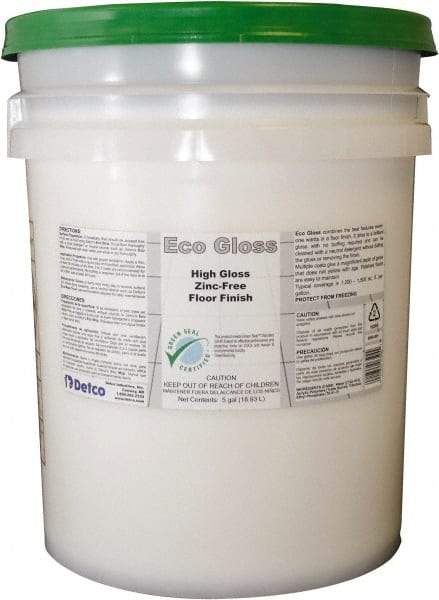 Detco - 5 Gal Pail Finish - Use on Resilient Flooring - Strong Tooling