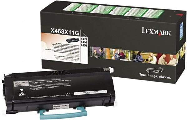 Lexmark - Black Toner Cartridge - Use with Lexmark X463de, X464de, X466de, X466dte, X466dwe - Strong Tooling