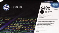 Hewlett-Packard - Black Toner Cartridge - Use with HP Color LaserJet Enterprise CP4525 - Strong Tooling