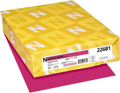 Neenah Paper - 8-1/2" x 11" Fireball Fuchsia Colored Copy Paper - Use with Laser Printers, Copiers, Inkjet Printers - Strong Tooling