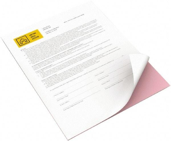 Xerox - 8-1/2" x 11" Pink & White Digital Carbonless Paper - Use with Laser Copiers, Laser Printers - Strong Tooling