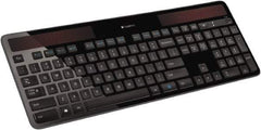 Logitech - Black Wireless Keyboard - Use with Windows XP, Vista, 7 - Strong Tooling