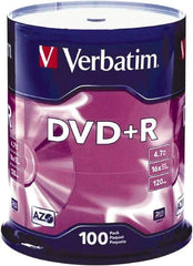 Verbatim - Silver DVD+R Disc - Use with CD, DVD - Strong Tooling