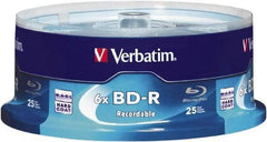 Verbatim - White Blu-Ray Disc - Use with BD-R - Strong Tooling