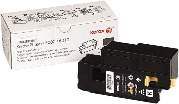 Xerox - Black Toner Cartridge - Use with Xerox Phaser 6010 - Strong Tooling