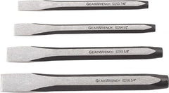 GearWrench - 4 Piece Cold Chisel Set - Sizes Included 7/16 to 3/4" - Strong Tooling