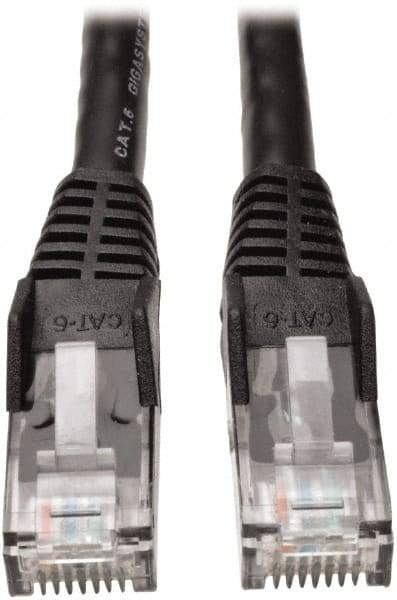 Tripp-Lite - Cat6, 24 AWG, 8 Wires, 550 MHz, Unshielded Network & Ethernet Cable - Black, PVC, 3' OAL - Strong Tooling