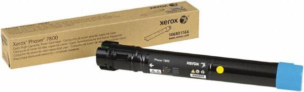 Xerox - Cyan Toner Cartridge - Use with Xerox Phaser 7800 - Strong Tooling