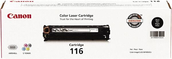 Canon - Black Toner Cartridge - Use with Canon imageCLASS MF8050Cn, MF8080Cw - Strong Tooling