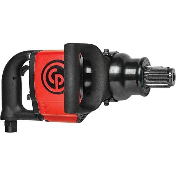 Chicago Pneumatic - #5 Spline Drive, 3,500 RPM, 2,800 Ft/Lb Torque Impact Wrench - D-Handle, 68 CFM, 90 psi, 1/2" NPT Inlet - Strong Tooling