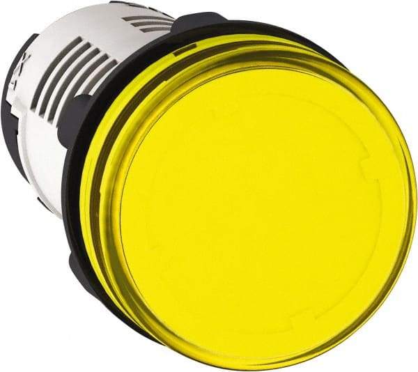 Schneider Electric - 120 V Yellow Lens LED Pilot Light - Strong Tooling