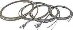 Made in USA - 24 AWG, 2 Wire, 100' OAL Shielded Automation & Communication Cable - PVC Insulation, Tinned Copper Conductor, 300 Volts, 0.15" OD - Strong Tooling