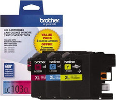 Brother - Cyan, Magenta & Yellow Ink Cartridge - Use with Brother DCP-J152W, MFC-J245, J285DW, J4310DW, J4410DW, J450DW, J4510DW, J4610DW, J470DW, J4710DW, J475DW, J650DW, J6520DW, J6720DW, J6920DW, J870DW, J875DW - Strong Tooling