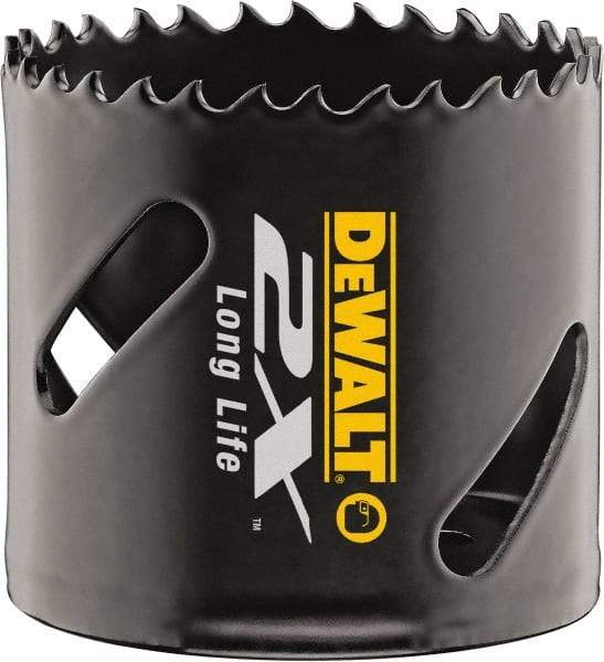 DeWALT - 11/16" Diam, 1-7/8" Cutting Depth, Hole Saw - Bi-Metal Saw, Toothed Edge - Strong Tooling