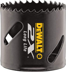 DeWALT - 5/8" Diam, 1-7/8" Cutting Depth, Hole Saw - Bi-Metal Saw, Toothed Edge - Strong Tooling