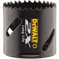 DeWALT - 4-3/4" Diam, 1-7/8" Cutting Depth, Hole Saw - Bi-Metal Saw, Toothed Edge - Strong Tooling