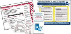 NMC - Not Applicable Hazmat, Spill Control & Right to Know Training Kit - English, Spanish, Includes Posters, Wallet Cards, Booklets - Strong Tooling