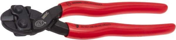 H.K. Porter - 8-1/2" OAL, Mini Bolt Cutter - Plastic Dipped Handle - Strong Tooling