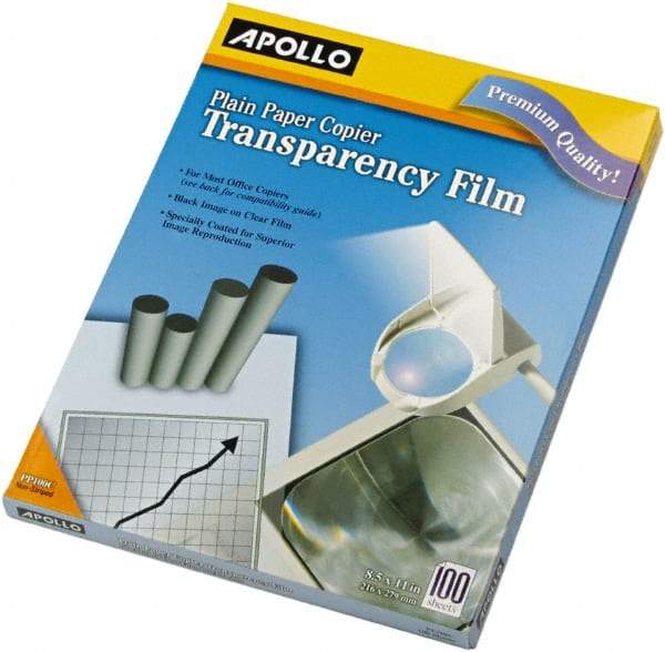 Apollo - Transparency Films & Sleeves Audio Visual Conference Accessory Type: Transparency Sleeves For Use With: Plain Paper Copiers - Strong Tooling