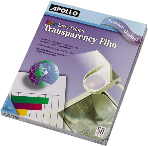 Apollo - Transparency Films & Sleeves Audio Visual Conference Accessory Type: Transparency Sleeves For Use With: Color Laser Printers/Copiers - Strong Tooling