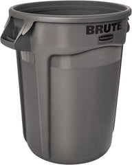 Rubbermaid - 20 Gal Gray Round Trash Can - Polyethylene, 22.91" High - Strong Tooling