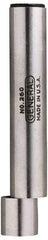 General - 0.5" Head Diam, 1/2" Shank, Single End, Mechanical Edge Finder - Accurate to 0.0005", Cylindrical Contact - Strong Tooling