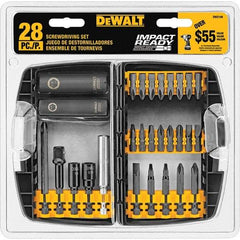 DeWALT - 28 Piece, Screwdriver Bit Set - SQ1, SQ2, SQ3, 1/4" Drive - Strong Tooling