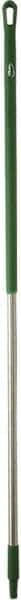 Vikan - 59 x 1-1/4" Aluminum Squeegee Handle - European Threaded Connection, Green - Strong Tooling