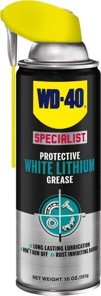 WD-40 Specialist - 10 oz Aerosol Lithium General Purpose Grease - White, Food Grade, 300°F Max Temp, NLGIG 2, - Strong Tooling