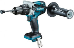 Makita - 18 Volt 1/2" Keyless Chuck Cordless Hammer Drill - 0 to 34,000 BPM, 0 to 400 & 0 to 1,500 RPM, Reversible, Ergonomic Handle - Strong Tooling