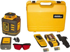 Johnson Level & Tool - 2,000' (Exterior) Measuring Range, 1/8" at 100' Accuracy, Self-Leveling Rotary Laser - ±3° Self Leveling Range, 150, 200, 250 & 300 RPM, 2 Beams, NiMH Battery Included - Strong Tooling