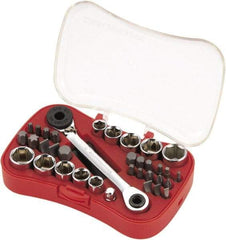 GearWrench - 35 Piece 1/4" Drive Ratchet Socket Set - Comes in Blow Molded Case - Strong Tooling