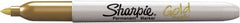 Sharpie - Metallic Gold Permanent Marker - Fine Tip, AP Nontoxic Ink - Strong Tooling