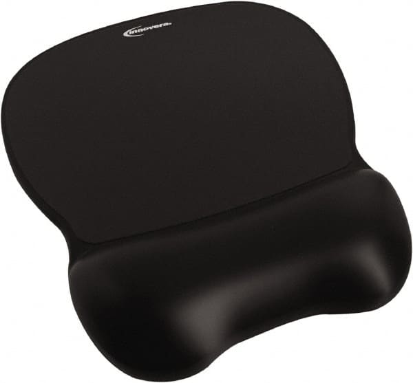 innovera - 9-5/8" x 8-1/4" x 1-1/8" Black Mouse Pad - Use with Mouse - Strong Tooling