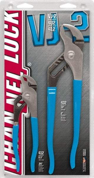 Channellock - 2 Piece Tongue & Groove Plier Set - Comes in Display Card - Strong Tooling