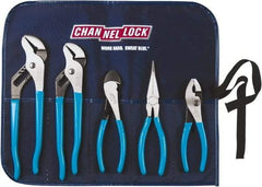 Channellock - 5 Piece Plier Set - Comes in Tool Roll - Strong Tooling