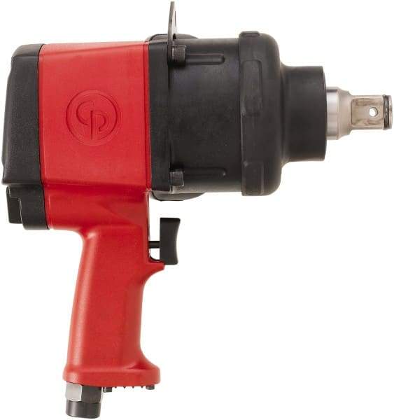 Chicago Pneumatic - 1" Drive, 5,000 RPM, 1,920 Ft/Lb Torque Impact Wrench - Pistol Grip Handle, 650 IPM, 40.2 CFM, 90 psi, 1/2" NPT Inlet - Strong Tooling