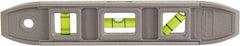 Johnson Level & Tool - Magnetic 9" Long 3 Vial Torpedo Level - Aluminum, Gray, 1 Plumb, 1 Level & 1 45° Vials - Strong Tooling