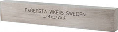 Seco - WKE45 Cobalt Rectangular Tool Bit Blank - 1/4" Wide x 1/2" High x 3" OAL - Exact Industrial Supply