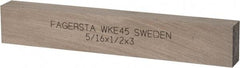 Seco - WKE45 Cobalt Rectangular Tool Bit Blank - 5/16" Wide x 1/2" High x 3" OAL - Exact Industrial Supply