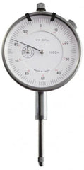 Value Collection - 1/4" Range, 0-100 Dial Reading, 0.001" Graduation Dial Drop Indicator - 1-37/64" Dial, Revolution Counter - Strong Tooling